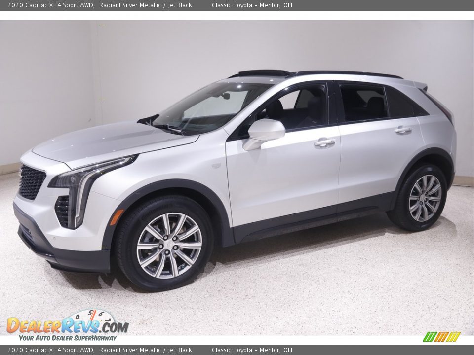 2020 Cadillac XT4 Sport AWD Radiant Silver Metallic / Jet Black Photo #3