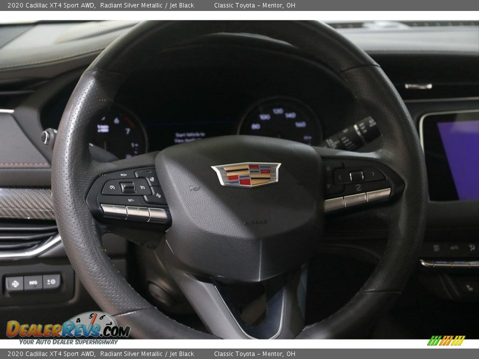 2020 Cadillac XT4 Sport AWD Radiant Silver Metallic / Jet Black Photo #7