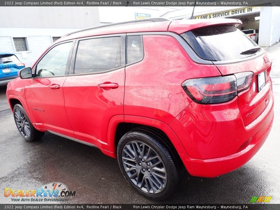 2022 Jeep Compass Limited (Red) Edition 4x4 Redline Pearl / Black Photo #3