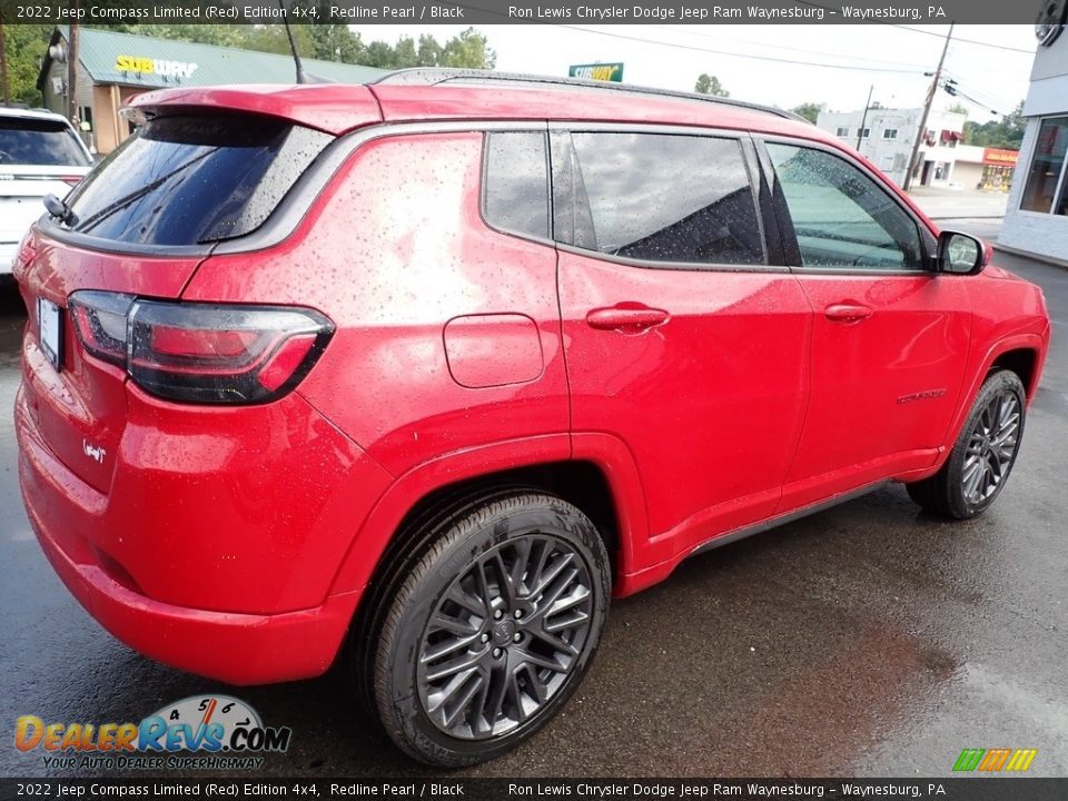 2022 Jeep Compass Limited (Red) Edition 4x4 Redline Pearl / Black Photo #6