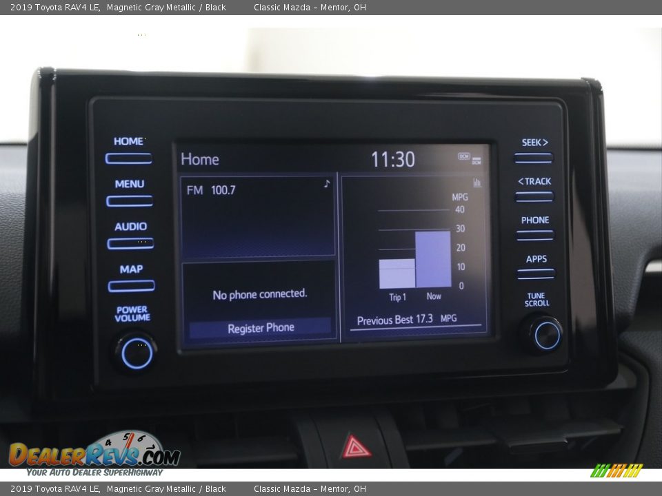 2019 Toyota RAV4 LE Magnetic Gray Metallic / Black Photo #10