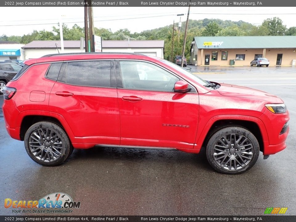 2022 Jeep Compass Limited (Red) Edition 4x4 Redline Pearl / Black Photo #7