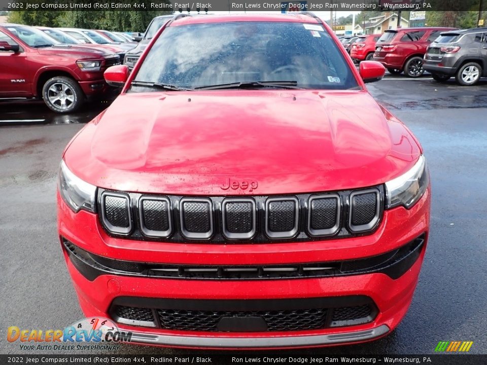 2022 Jeep Compass Limited (Red) Edition 4x4 Redline Pearl / Black Photo #9