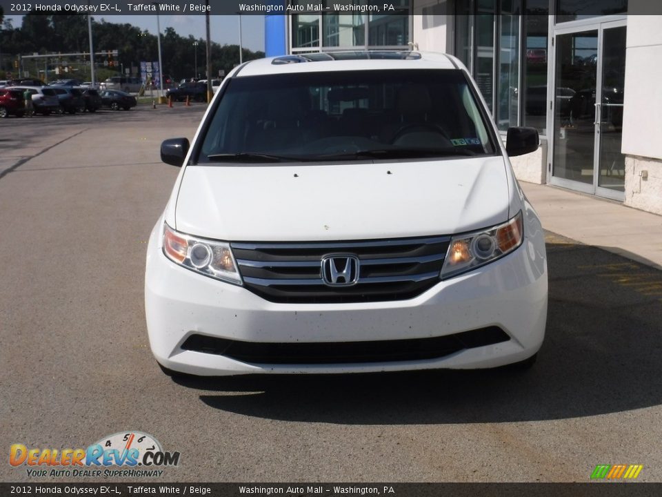 2012 Honda Odyssey EX-L Taffeta White / Beige Photo #5