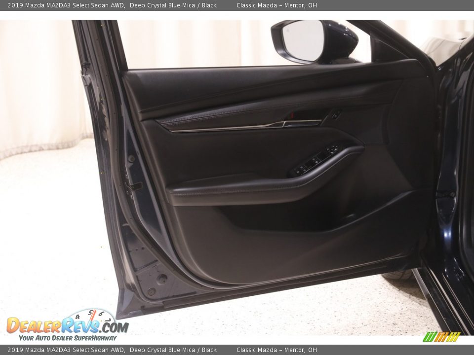 2019 Mazda MAZDA3 Select Sedan AWD Deep Crystal Blue Mica / Black Photo #4