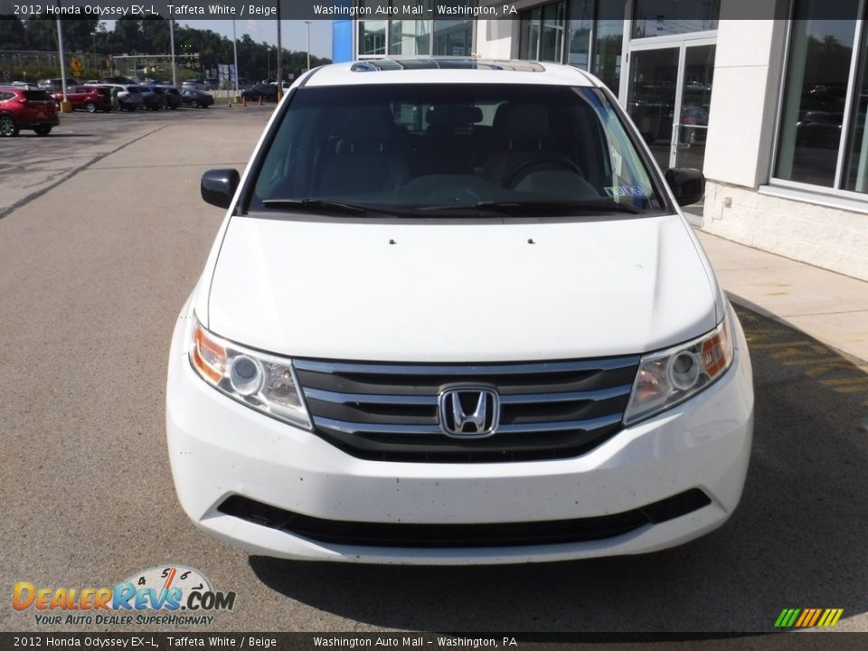 2012 Honda Odyssey EX-L Taffeta White / Beige Photo #6