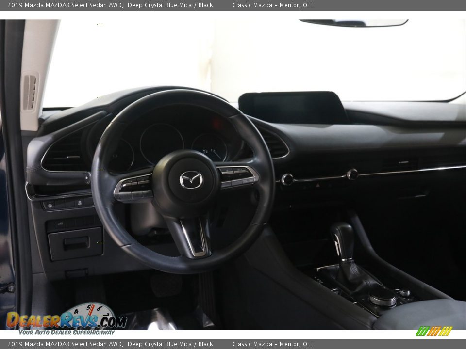 2019 Mazda MAZDA3 Select Sedan AWD Deep Crystal Blue Mica / Black Photo #6