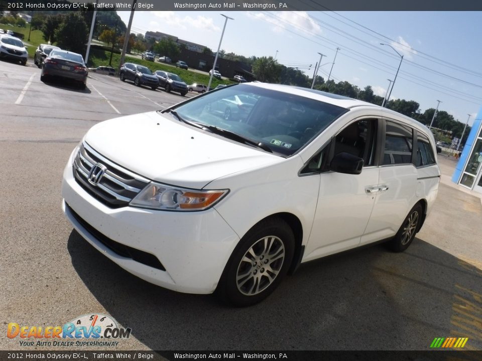 2012 Honda Odyssey EX-L Taffeta White / Beige Photo #7