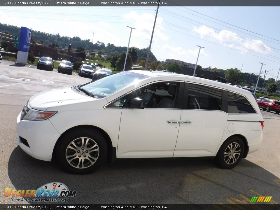 2012 Honda Odyssey EX-L Taffeta White / Beige Photo #8