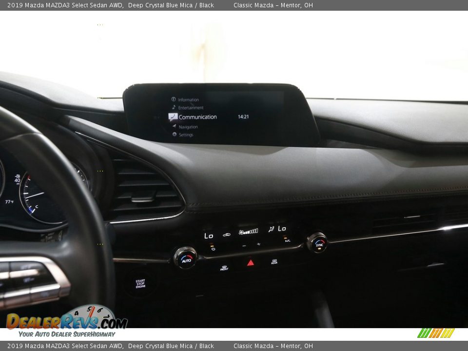 2019 Mazda MAZDA3 Select Sedan AWD Deep Crystal Blue Mica / Black Photo #9