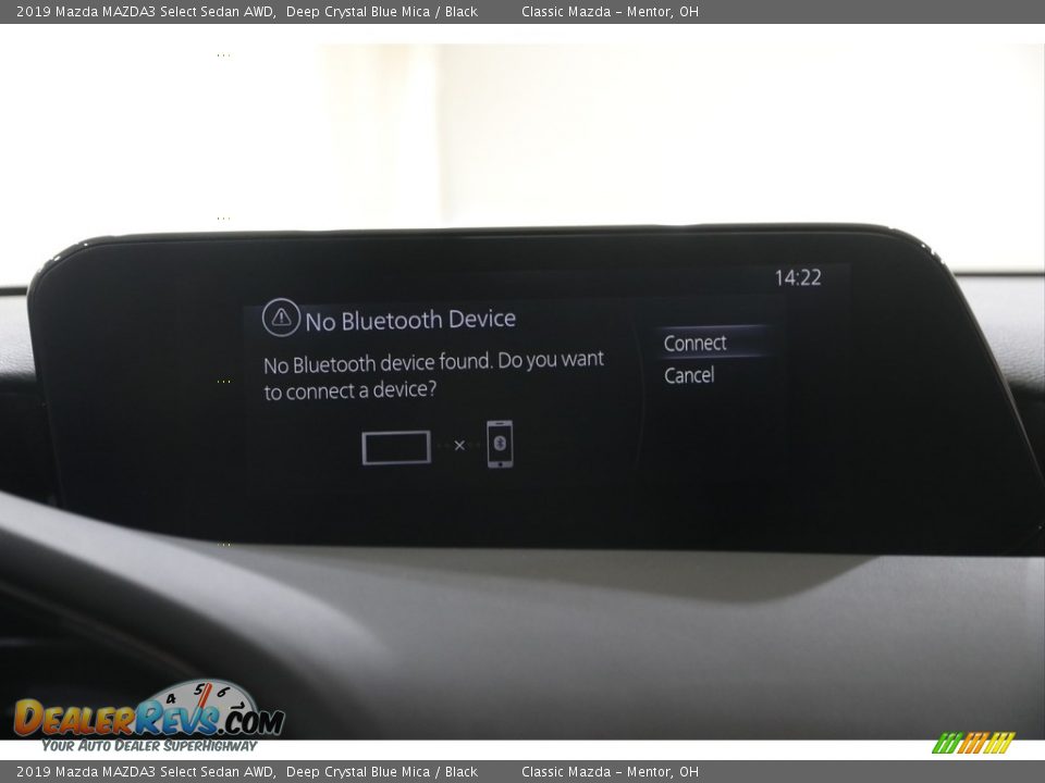 2019 Mazda MAZDA3 Select Sedan AWD Deep Crystal Blue Mica / Black Photo #10