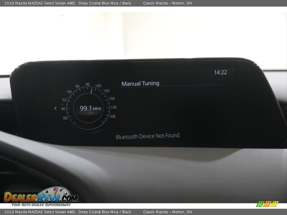 2019 Mazda MAZDA3 Select Sedan AWD Deep Crystal Blue Mica / Black Photo #11