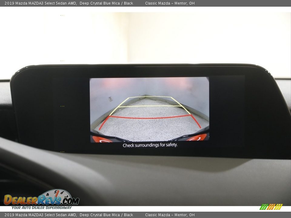 2019 Mazda MAZDA3 Select Sedan AWD Deep Crystal Blue Mica / Black Photo #12