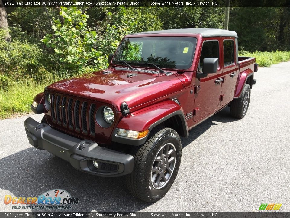 2021 Jeep Gladiator 80th Anniversary Edition 4x4 Snazzberry Pearl / Black Photo #3