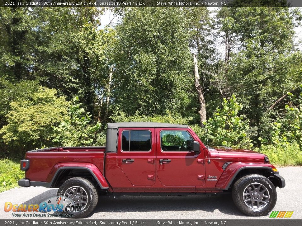 Snazzberry Pearl 2021 Jeep Gladiator 80th Anniversary Edition 4x4 Photo #6