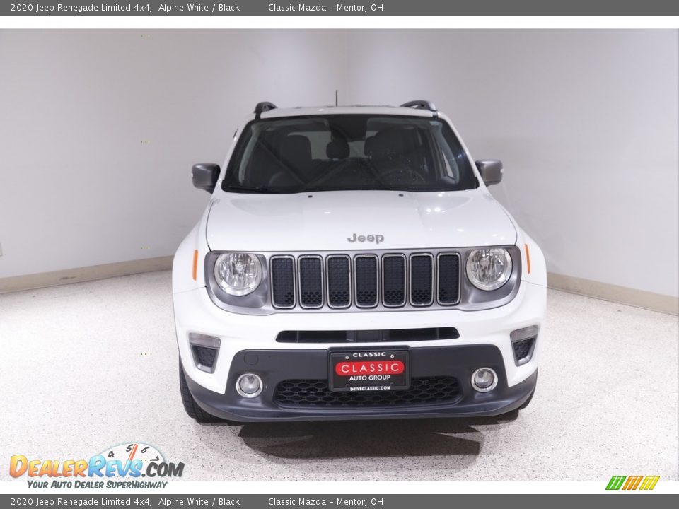 2020 Jeep Renegade Limited 4x4 Alpine White / Black Photo #2
