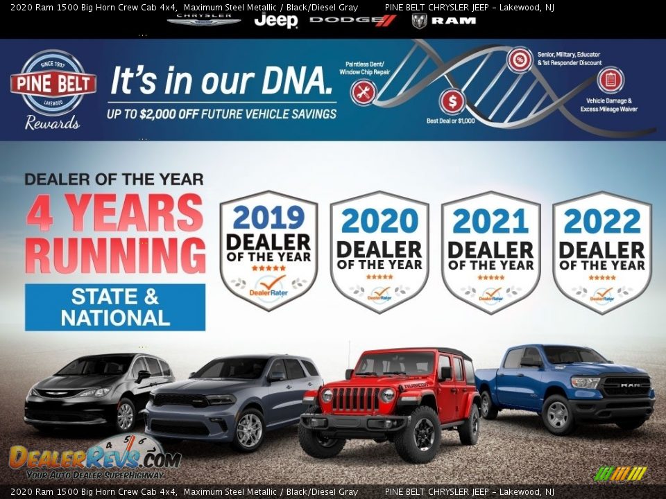 Dealer Info of 2020 Ram 1500 Big Horn Crew Cab 4x4 Photo #3