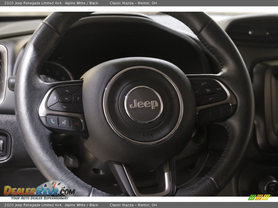 2020 Jeep Renegade Limited 4x4 Alpine White / Black Photo #7