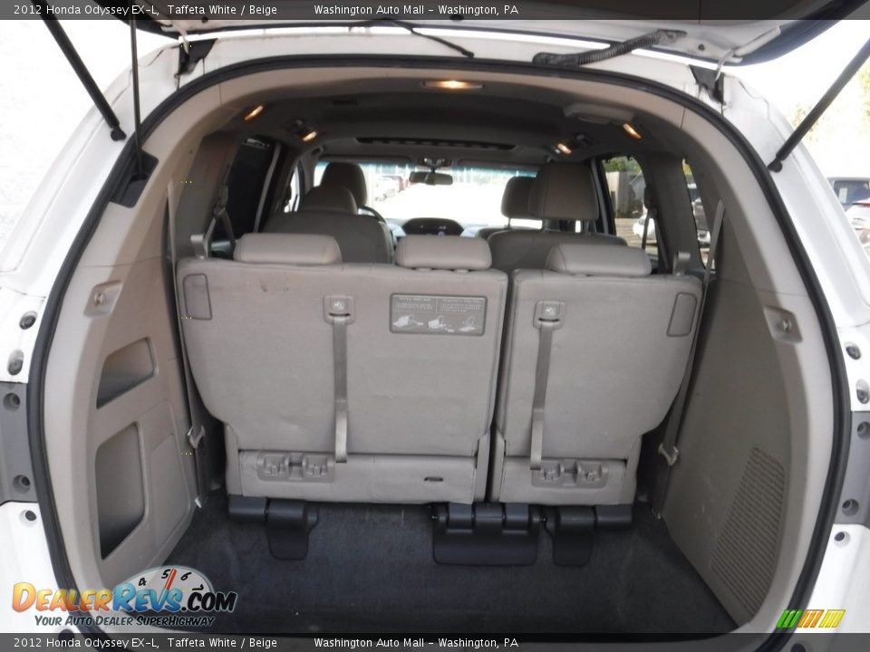 2012 Honda Odyssey EX-L Taffeta White / Beige Photo #30