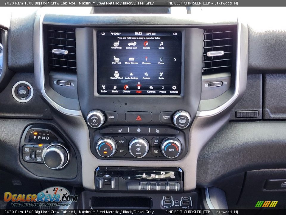 2020 Ram 1500 Big Horn Crew Cab 4x4 Maximum Steel Metallic / Black/Diesel Gray Photo #8