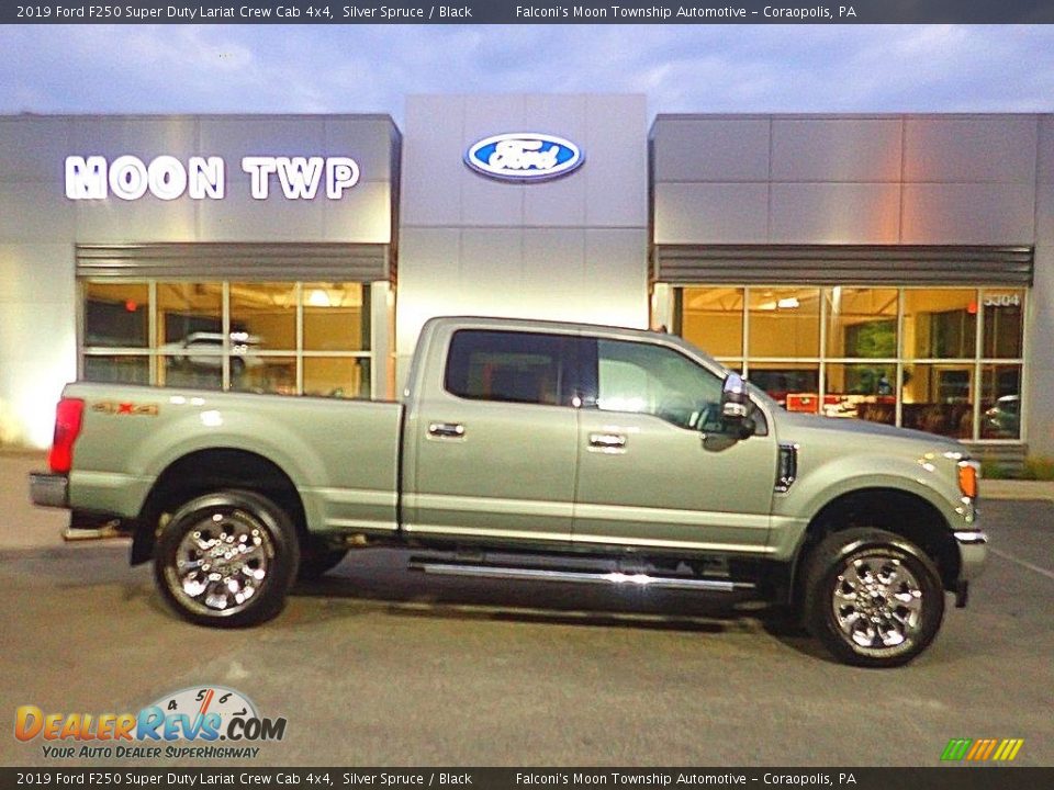 2019 Ford F250 Super Duty Lariat Crew Cab 4x4 Silver Spruce / Black Photo #1