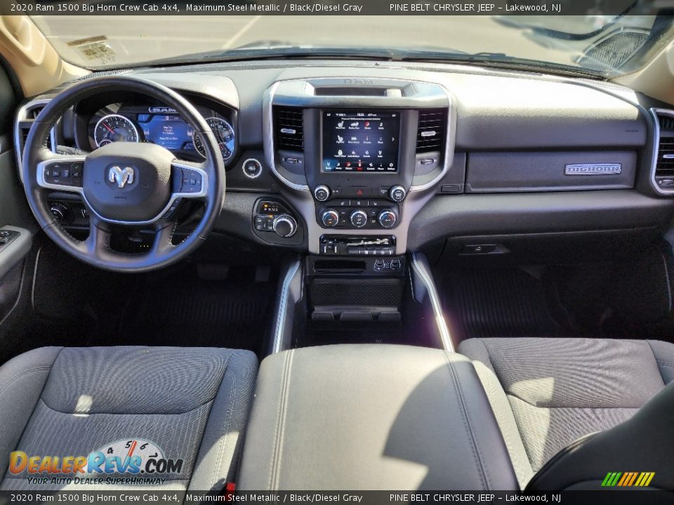 2020 Ram 1500 Big Horn Crew Cab 4x4 Maximum Steel Metallic / Black/Diesel Gray Photo #9