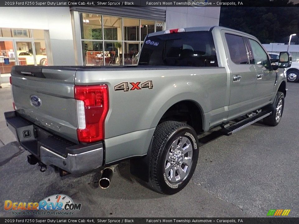 2019 Ford F250 Super Duty Lariat Crew Cab 4x4 Silver Spruce / Black Photo #2