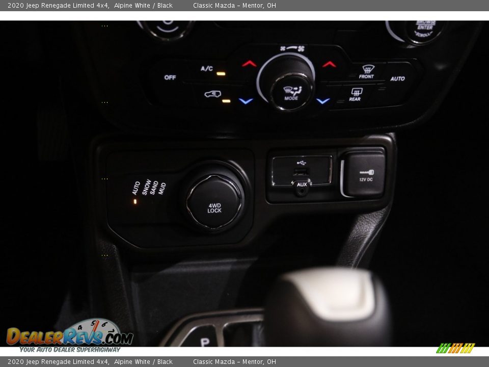 2020 Jeep Renegade Limited 4x4 Alpine White / Black Photo #15