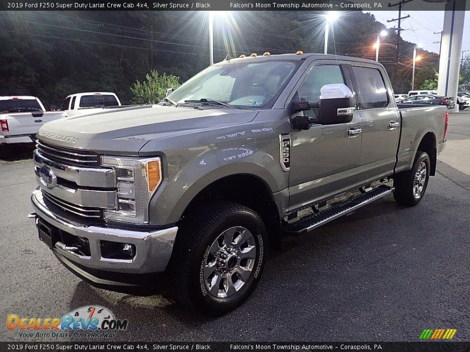 2019 Ford F250 Super Duty Lariat Crew Cab 4x4 Silver Spruce / Black Photo #5