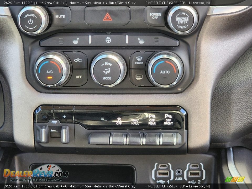 2020 Ram 1500 Big Horn Crew Cab 4x4 Maximum Steel Metallic / Black/Diesel Gray Photo #12