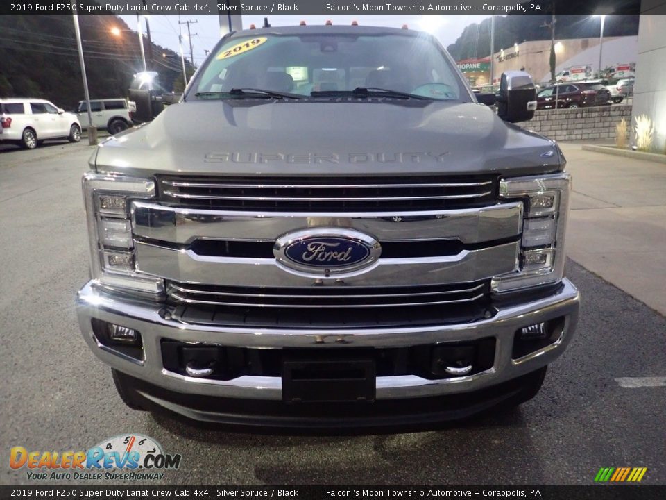 2019 Ford F250 Super Duty Lariat Crew Cab 4x4 Silver Spruce / Black Photo #6