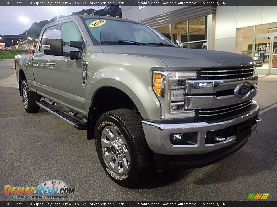 2019 Ford F250 Super Duty Lariat Crew Cab 4x4 Silver Spruce / Black Photo #7