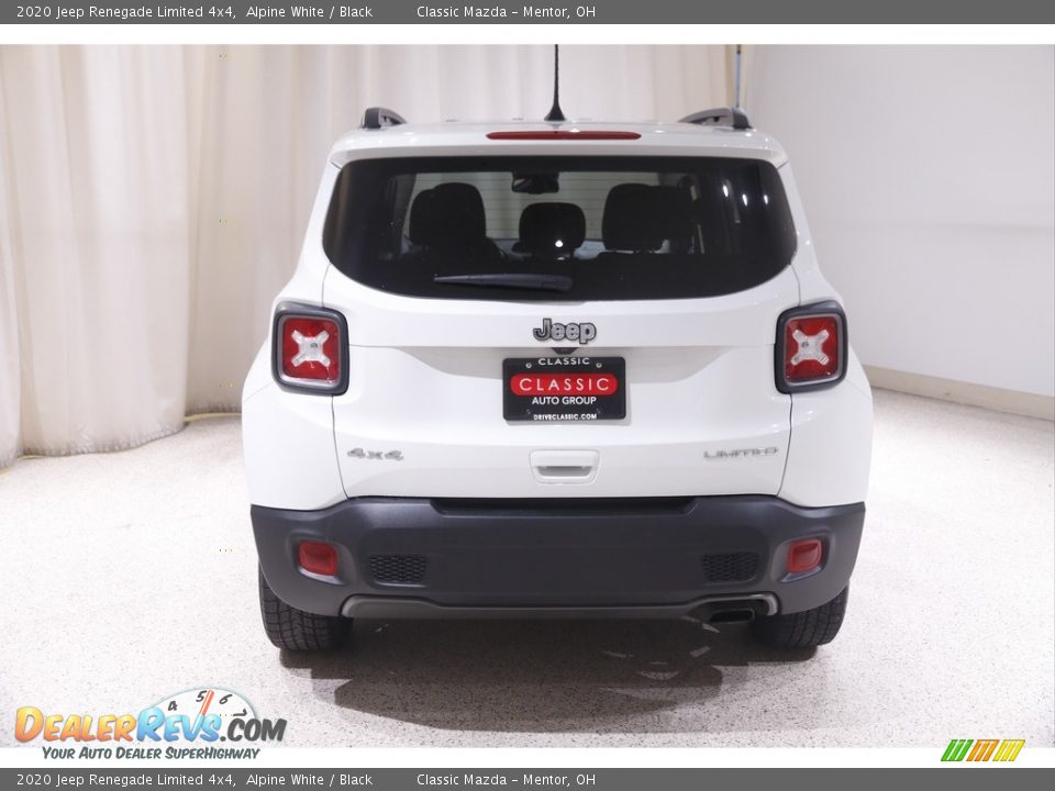 2020 Jeep Renegade Limited 4x4 Alpine White / Black Photo #20