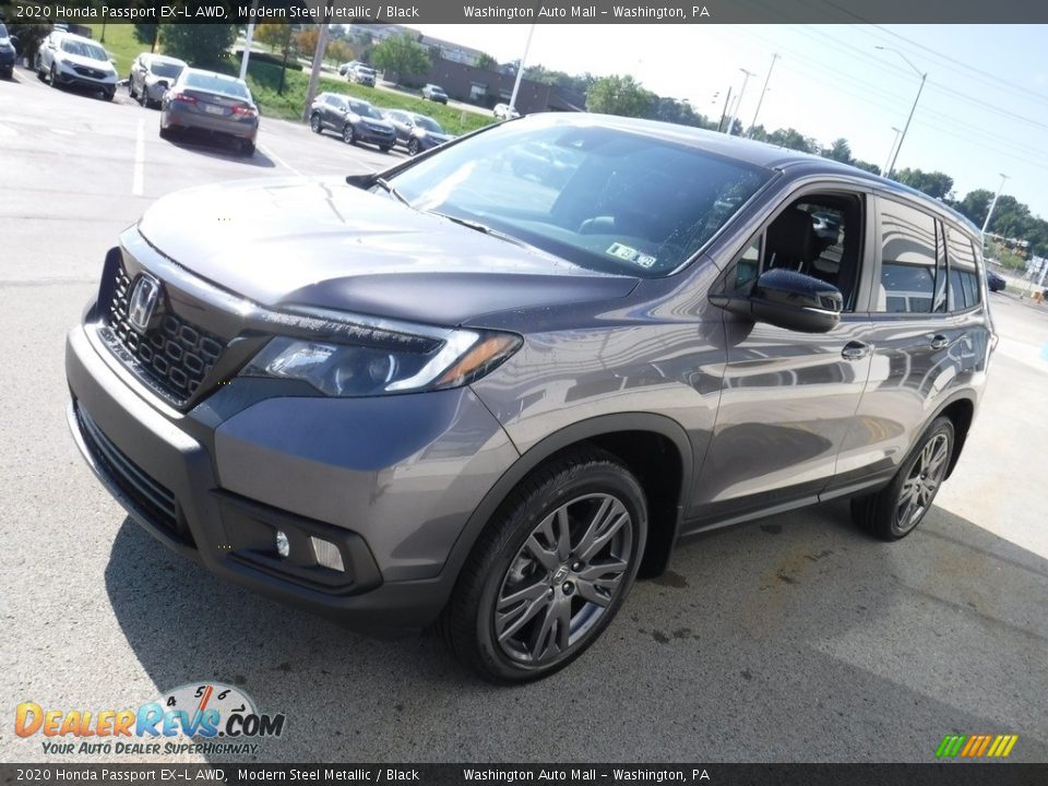 2020 Honda Passport EX-L AWD Modern Steel Metallic / Black Photo #6