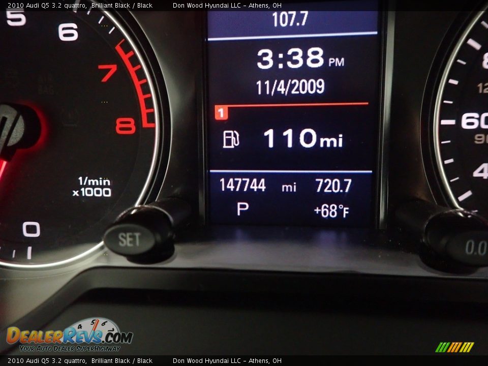 2010 Audi Q5 3.2 quattro Brilliant Black / Black Photo #21
