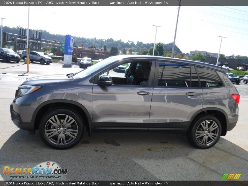 2020 Honda Passport EX-L AWD Modern Steel Metallic / Black Photo #7