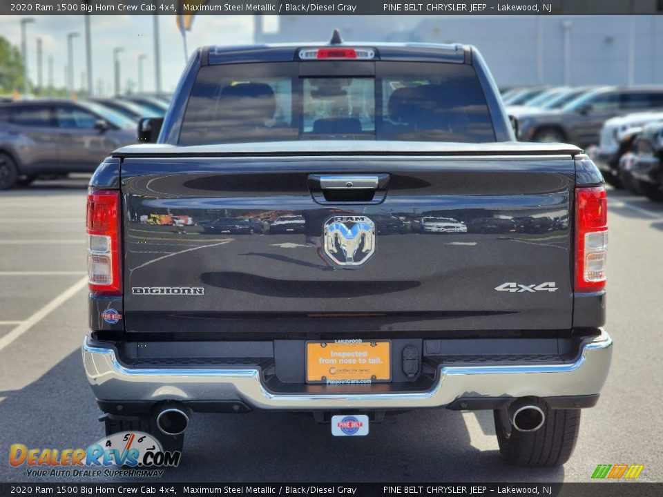 2020 Ram 1500 Big Horn Crew Cab 4x4 Maximum Steel Metallic / Black/Diesel Gray Photo #20