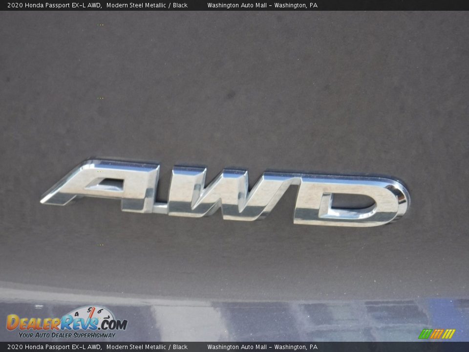 2020 Honda Passport EX-L AWD Modern Steel Metallic / Black Photo #10