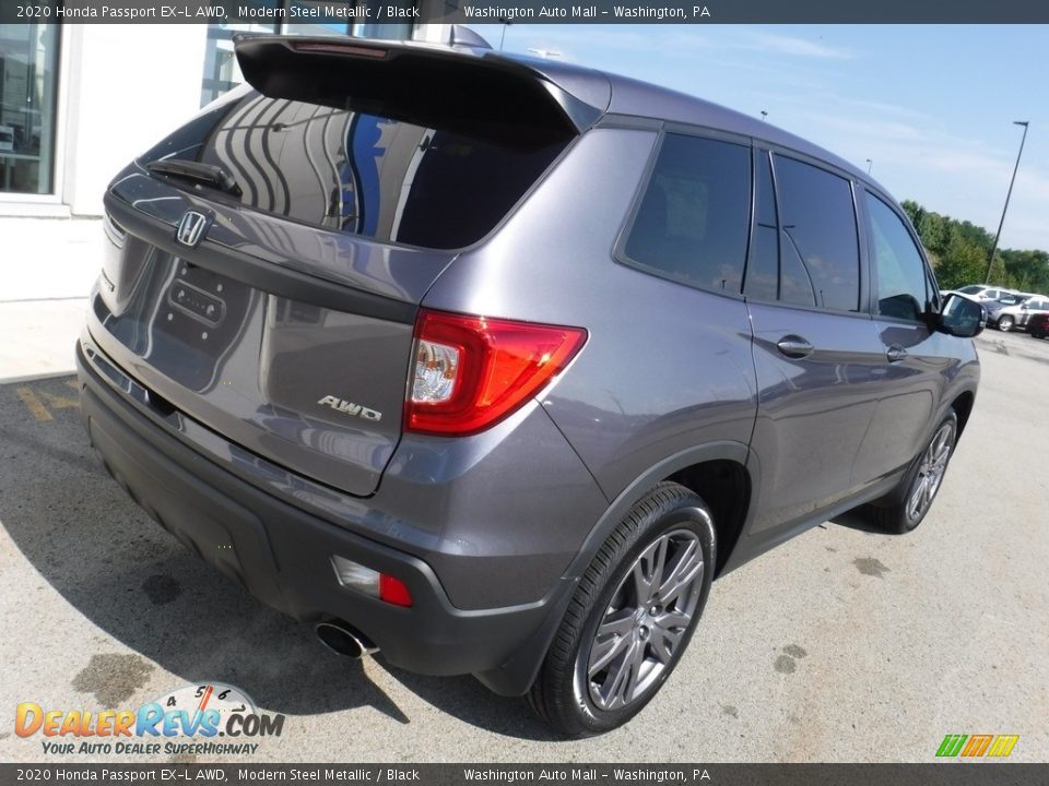 2020 Honda Passport EX-L AWD Modern Steel Metallic / Black Photo #11