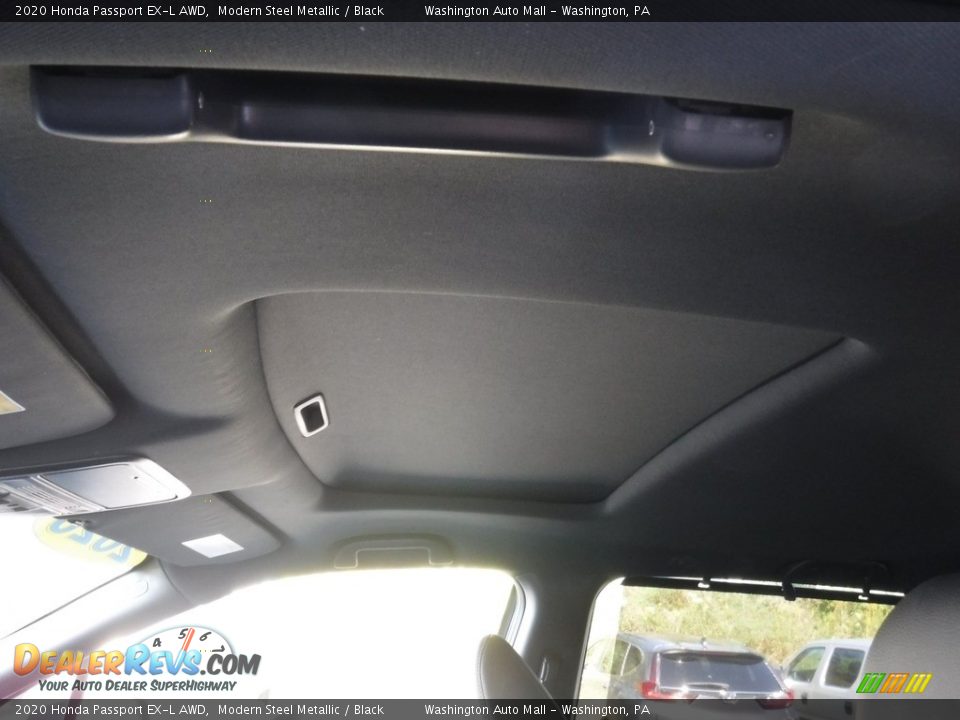 2020 Honda Passport EX-L AWD Modern Steel Metallic / Black Photo #12