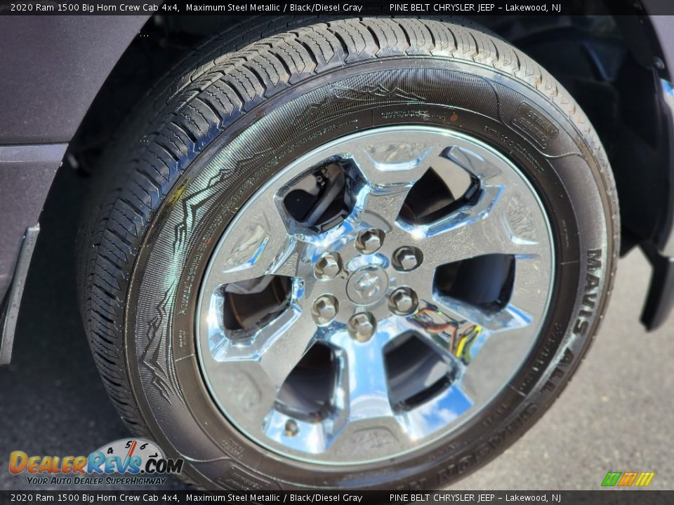 2020 Ram 1500 Big Horn Crew Cab 4x4 Maximum Steel Metallic / Black/Diesel Gray Photo #23