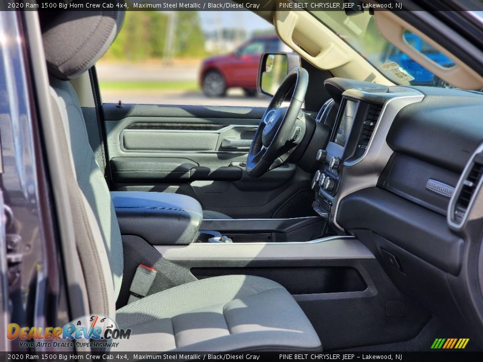 2020 Ram 1500 Big Horn Crew Cab 4x4 Maximum Steel Metallic / Black/Diesel Gray Photo #26
