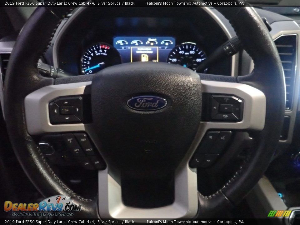 2019 Ford F250 Super Duty Lariat Crew Cab 4x4 Silver Spruce / Black Photo #22