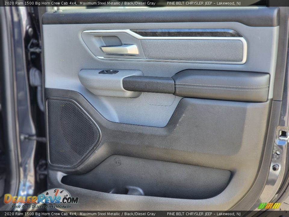2020 Ram 1500 Big Horn Crew Cab 4x4 Maximum Steel Metallic / Black/Diesel Gray Photo #27