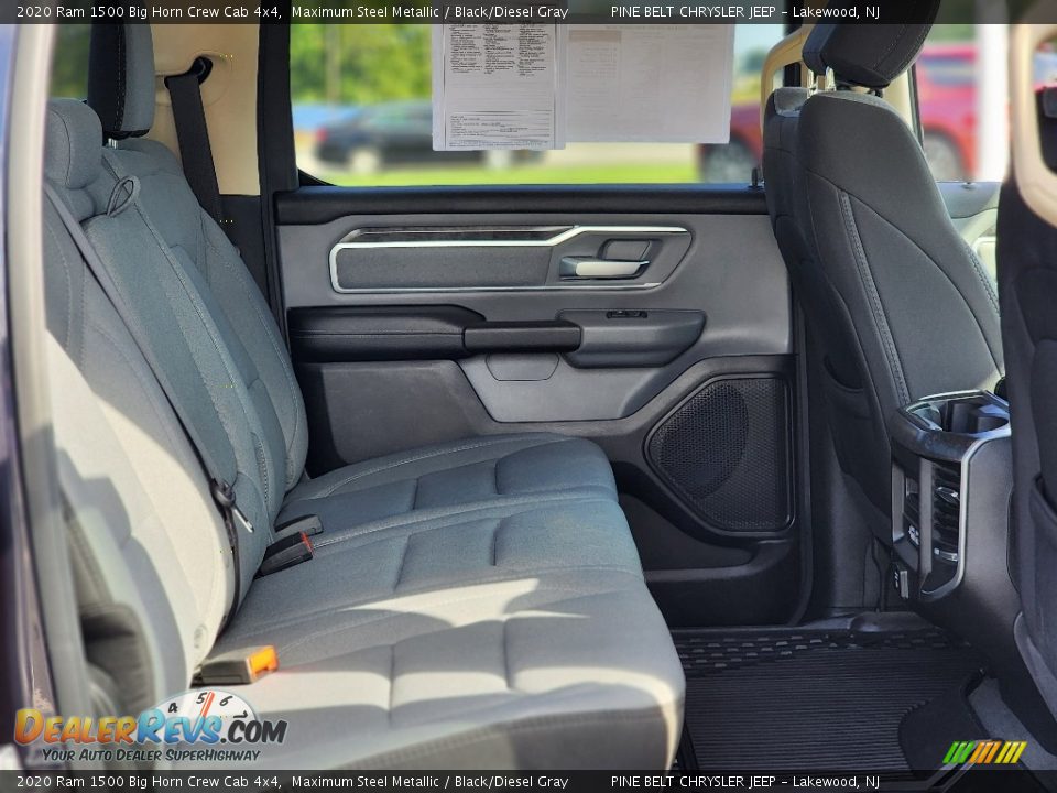2020 Ram 1500 Big Horn Crew Cab 4x4 Maximum Steel Metallic / Black/Diesel Gray Photo #28