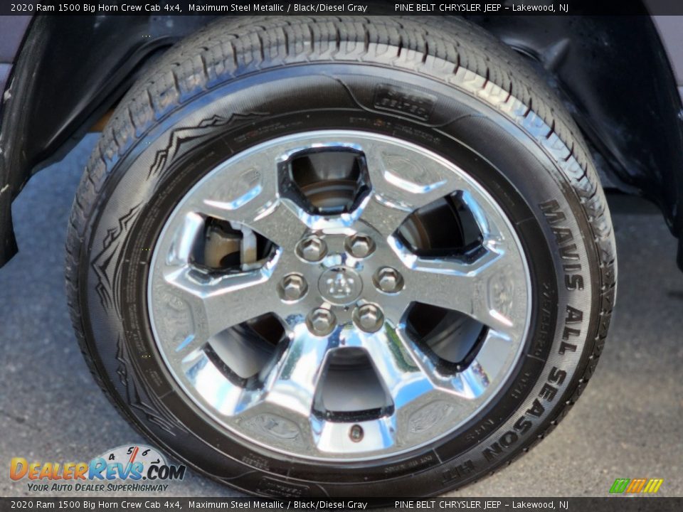 2020 Ram 1500 Big Horn Crew Cab 4x4 Maximum Steel Metallic / Black/Diesel Gray Photo #29