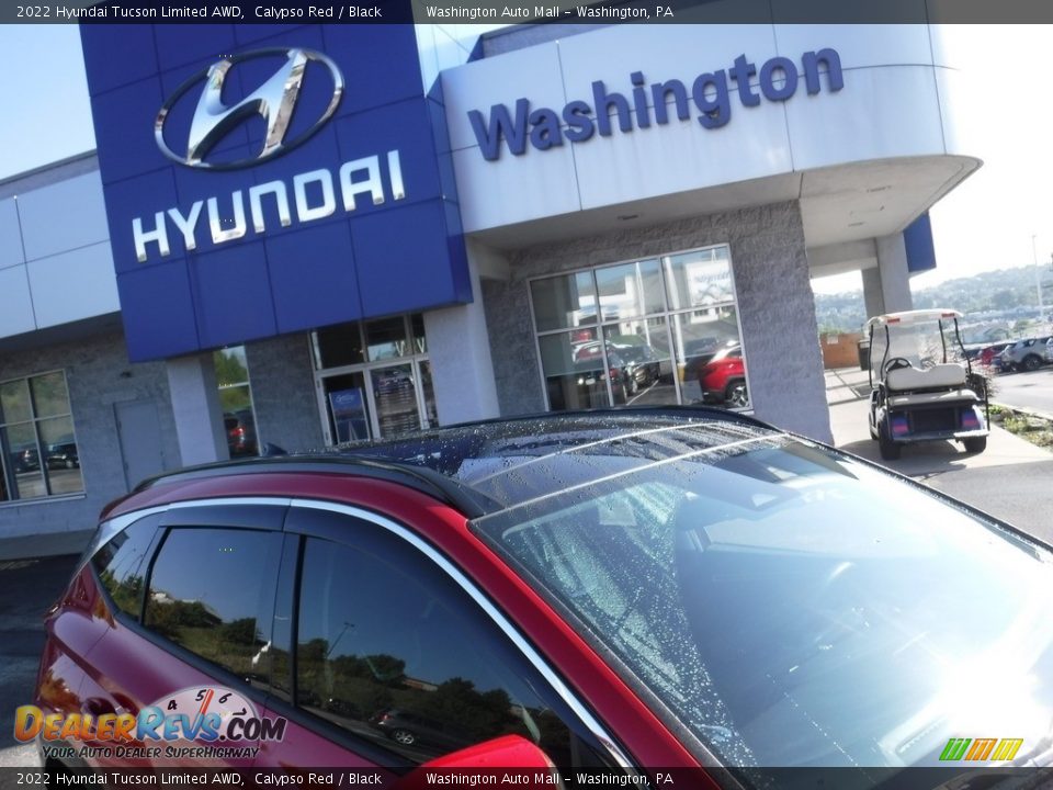 2022 Hyundai Tucson Limited AWD Calypso Red / Black Photo #4