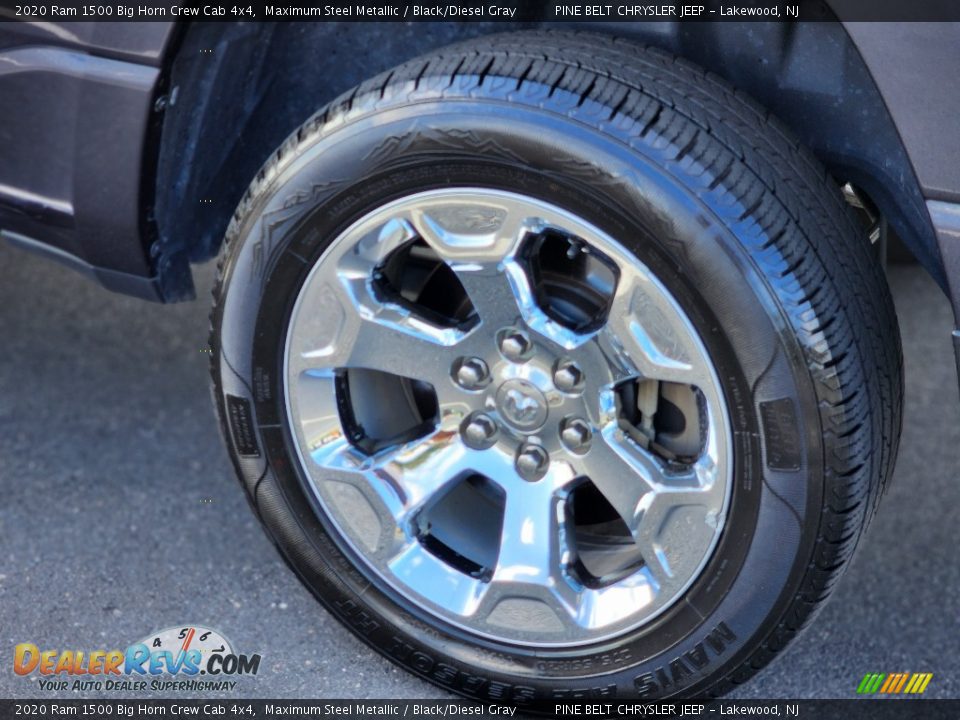 2020 Ram 1500 Big Horn Crew Cab 4x4 Maximum Steel Metallic / Black/Diesel Gray Photo #30