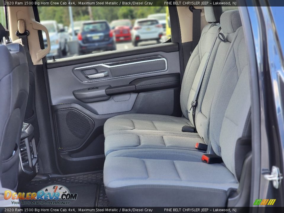 2020 Ram 1500 Big Horn Crew Cab 4x4 Maximum Steel Metallic / Black/Diesel Gray Photo #31