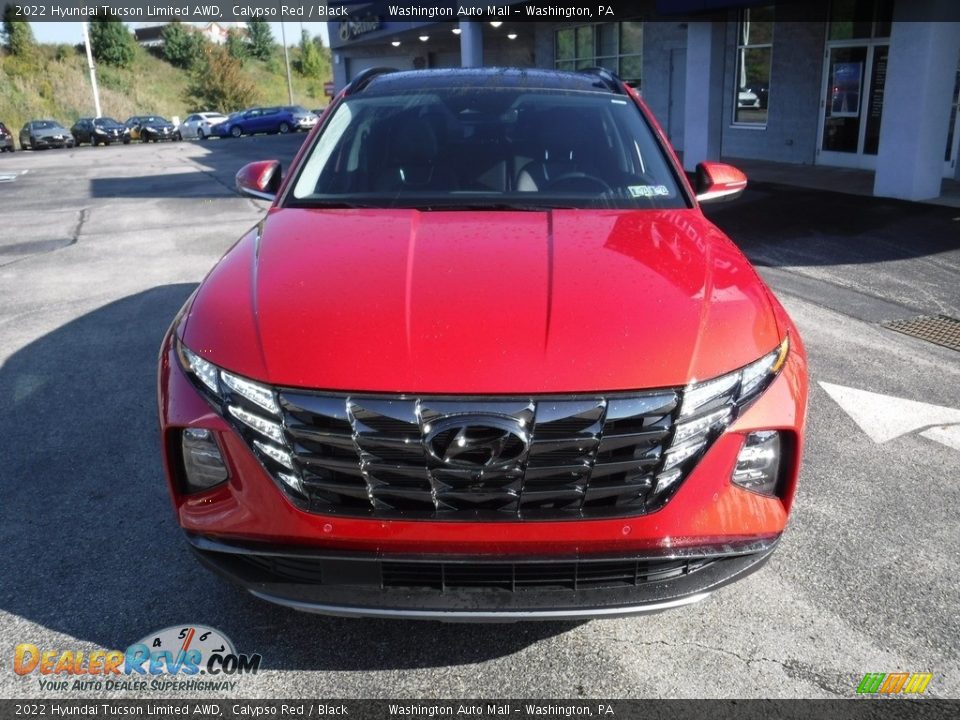 2022 Hyundai Tucson Limited AWD Calypso Red / Black Photo #5